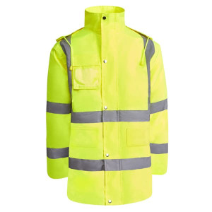 Parka acolchada de alta visibilidad impermeable Merak