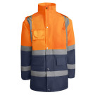 Parka acolchada de alta visibilidad impermeable Merak
