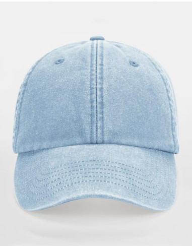 Gorra vintage de algodón de 6 paneles