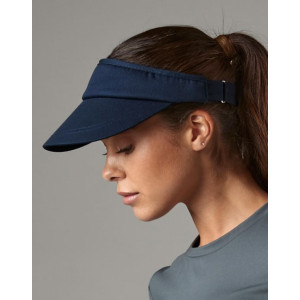 Visera deportiva de algodón para mujer
