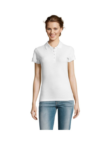 Polo piqué de manga corta para mujer People