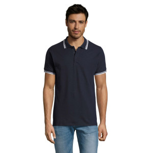 Polo de manga corta de hombre detalles en contraste Pasadena Men