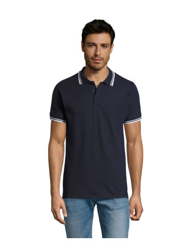 Polo de manga corta de hombre detalles en contraste Pasadena Men