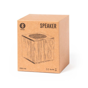 Altavoz bluetooth Eco cubo de bambú 2