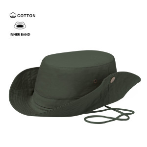 Sombrero safari de algodón con ala ajustable
