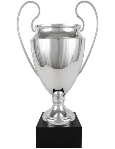 Copa deportiva Champions con base negra