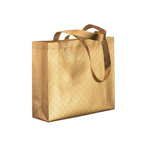 Bolsa de non woven laminado 100g/m2 con fuelle y asas largas 2