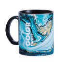 Taza cerámica de 350 ml bicolor | Taza para sublimación bicolor