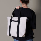 Bolsa de PU con asas negras