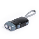 Linterna dinamo con 2 LEDs
