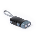 Linterna dinamo con 2 LEDs