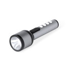 Linterna recargable de aluminio con LED frontal