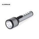 Linterna recargable de aluminio con LED frontal