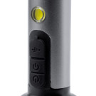 Linterna recargable de aluminio con LED frontal
