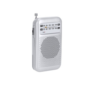 Radio portátil vintage AM/FM con altavoz 3W
