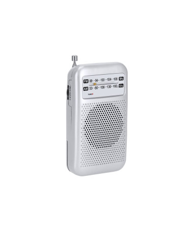 Radio portátil vintage AM/FM con altavoz 3W