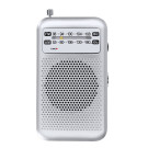 Radio portátil vintage AM/FM con altavoz 3W