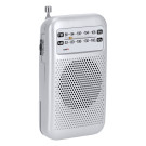 Radio portátil vintage AM/FM con altavoz 3W