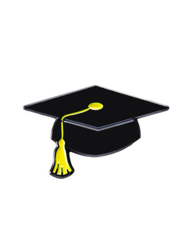 Pin de graduación birrete