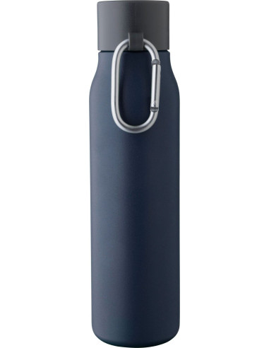 Botella de acero inoxidable reciclado 600ml con mosquetón