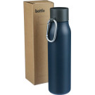 Botella de acero inoxidable reciclado 600ml con mosquetón