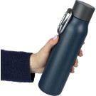 Botella de acero inoxidable reciclado 600ml con mosquetón