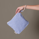 Neceser de algodón reciclado 320 gr con asa de cuerda