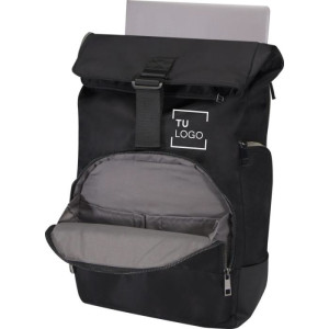 Mochila enrollable de nylon reciclado y RPET 18L