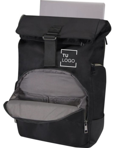 Mochila enrollable de nylon reciclado y RPET 18L