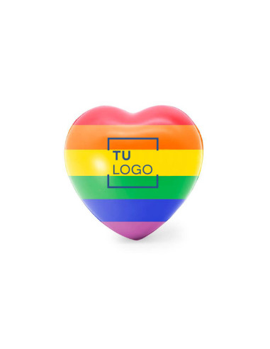 Antiestrés en forma de corazón LGTBI
