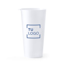 Vaso reutilizable traslúcido con enganche 400ml