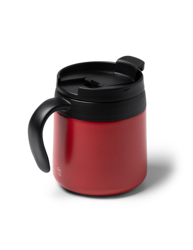 Taza de acero inoxidable reciclado de doble pared con tapa