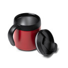 Taza de acero inoxidable reciclado de doble pared con tapa
