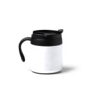 Taza de acero inoxidable reciclado de doble pared con tapa