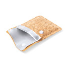 Cenicero de bolsillo de corcho y aluminio