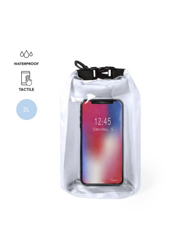 Bolsa impermeable de 2L con ventana transparente