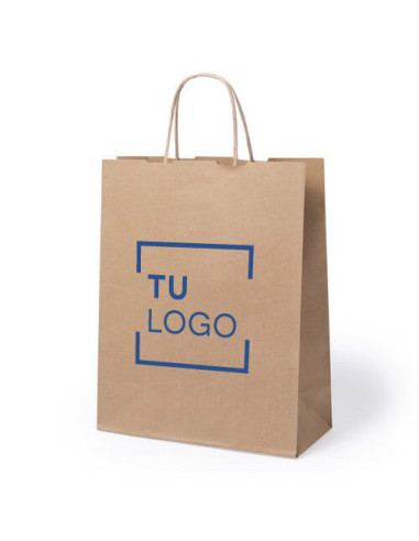 Bolsa de papel reciclado 25 x 31 x 11 cm | Bolsa ecológica