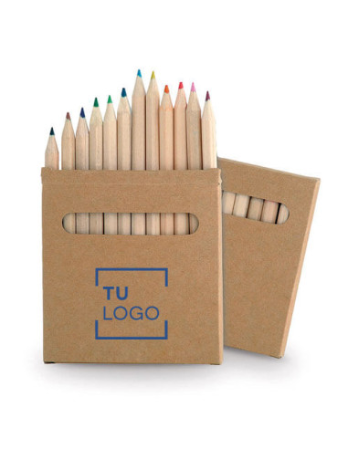 Caja de lápices 12 unidades | Caja de lapices para colorear