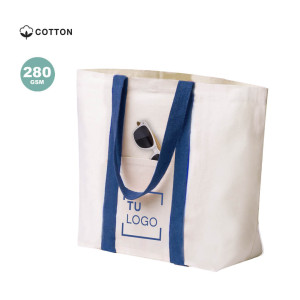 Bolsa 100% algodón con fuelles