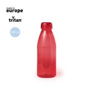 Botella de tritán de 550ml con tapón de rosca