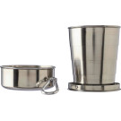 Vaso plegable de acero inoxidable
