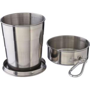 Vaso plegable de acero inoxidable