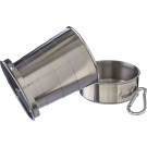 Vaso plegable de acero inoxidable