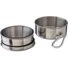 Vaso plegable de acero inoxidable
