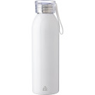 Botella de acero inoxidable reciclado 650ml con asa de silicona