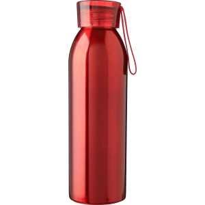 Botella de acero inoxidable reciclado 650ml con asa de silicona