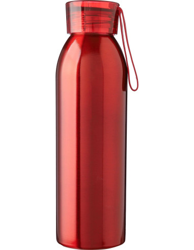 Botella de acero inoxidable reciclado 650ml con asa de silicona