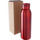 Botella de acero inoxidable reciclado 650ml con asa de silicona
