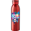 Botella de acero inoxidable reciclado 650ml con asa de silicona