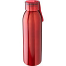 Botella de acero inoxidable reciclado 650ml con asa de silicona